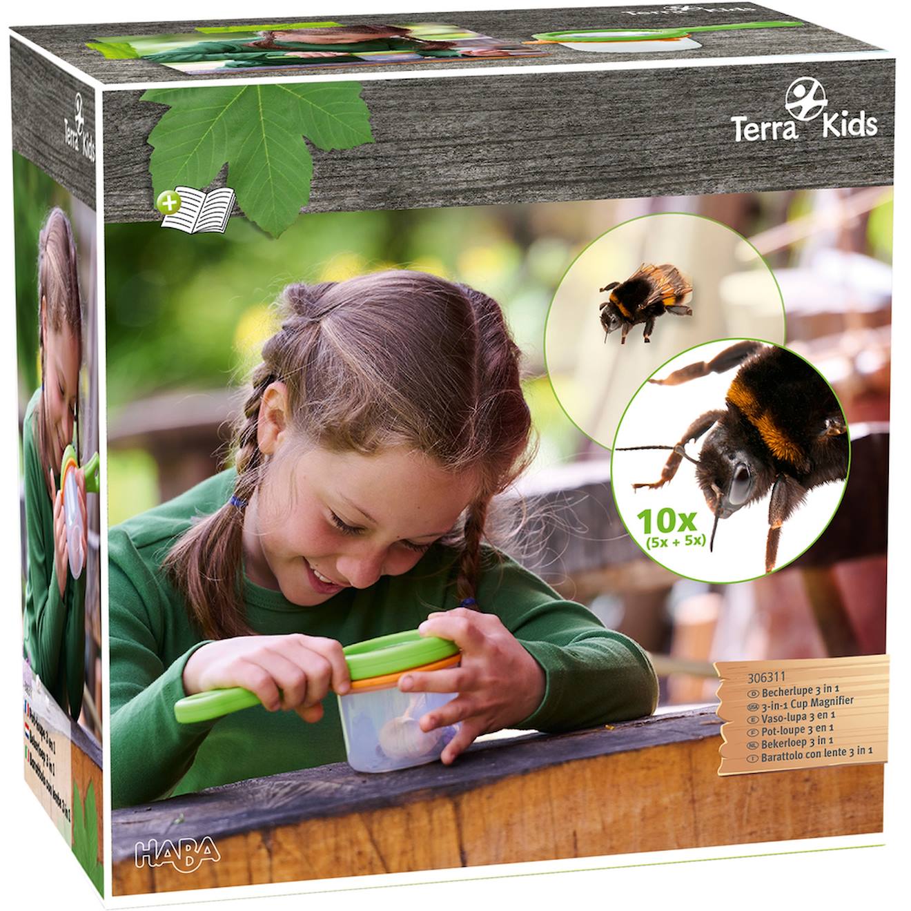 Pot-loupe 3 En 1 Terra Kids Vert