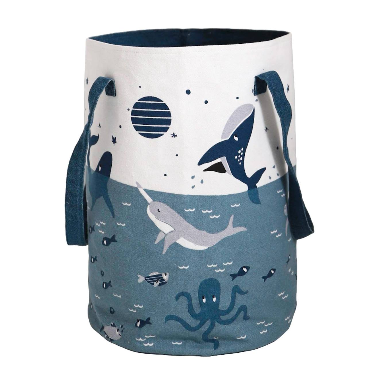 Panier De Rangement Pour Chambre Enfant Little Deep Blue Deep Blue