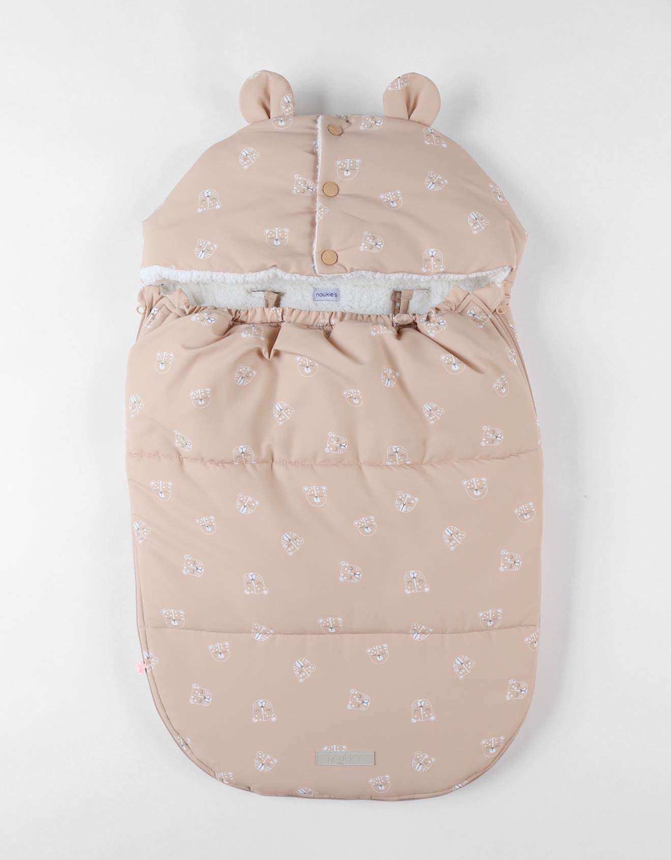 Nid D'ange Imperméable Manouk Pour Poussette Et Cosy - Doublure Polaire - Pour Bébé En Hiver Et Automne - Taille Petit Béguin