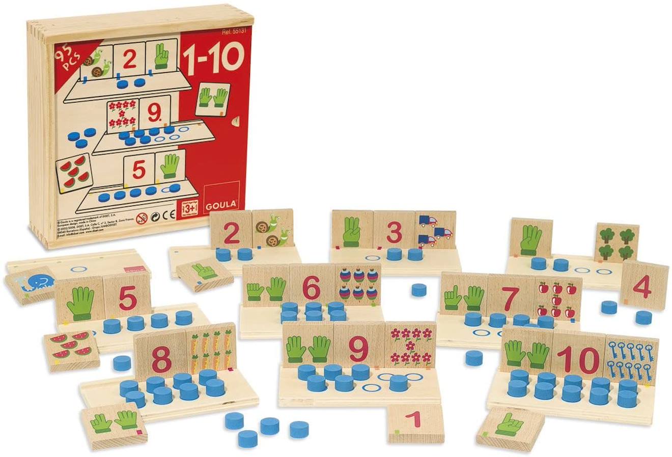 Apprendre À Compter De 1 À 10 Beige
