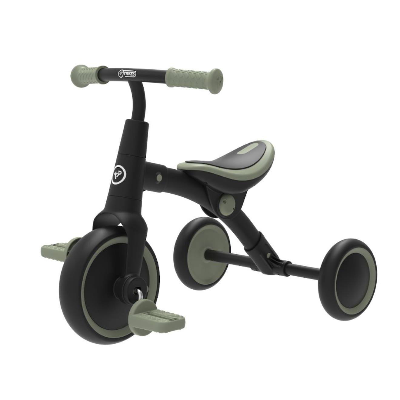 Tricycle Enfant 2 En 1 Évolutif Forest Plastique Noir - Vert