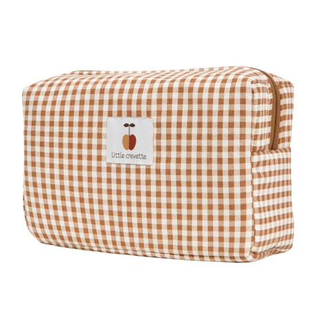 Little Crevette - Trousse De Toilette Coton Bio Caramel