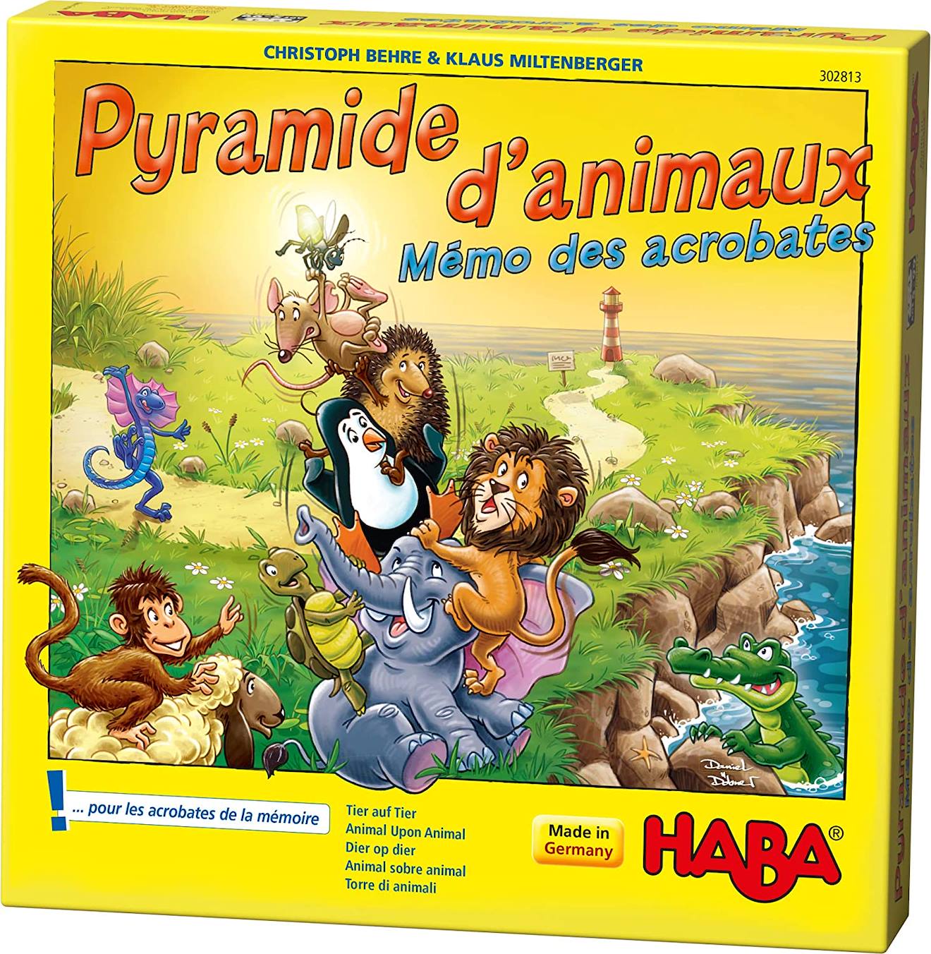 Pyramide D’animaux – Mémo Des Acrobates Vert