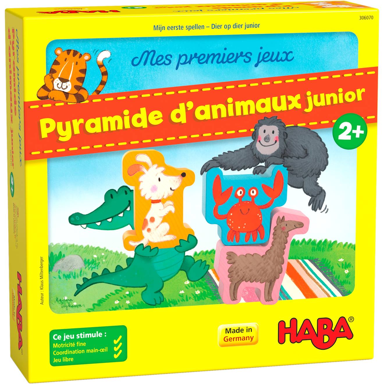 Pyramide D’animaux Junior Jaune