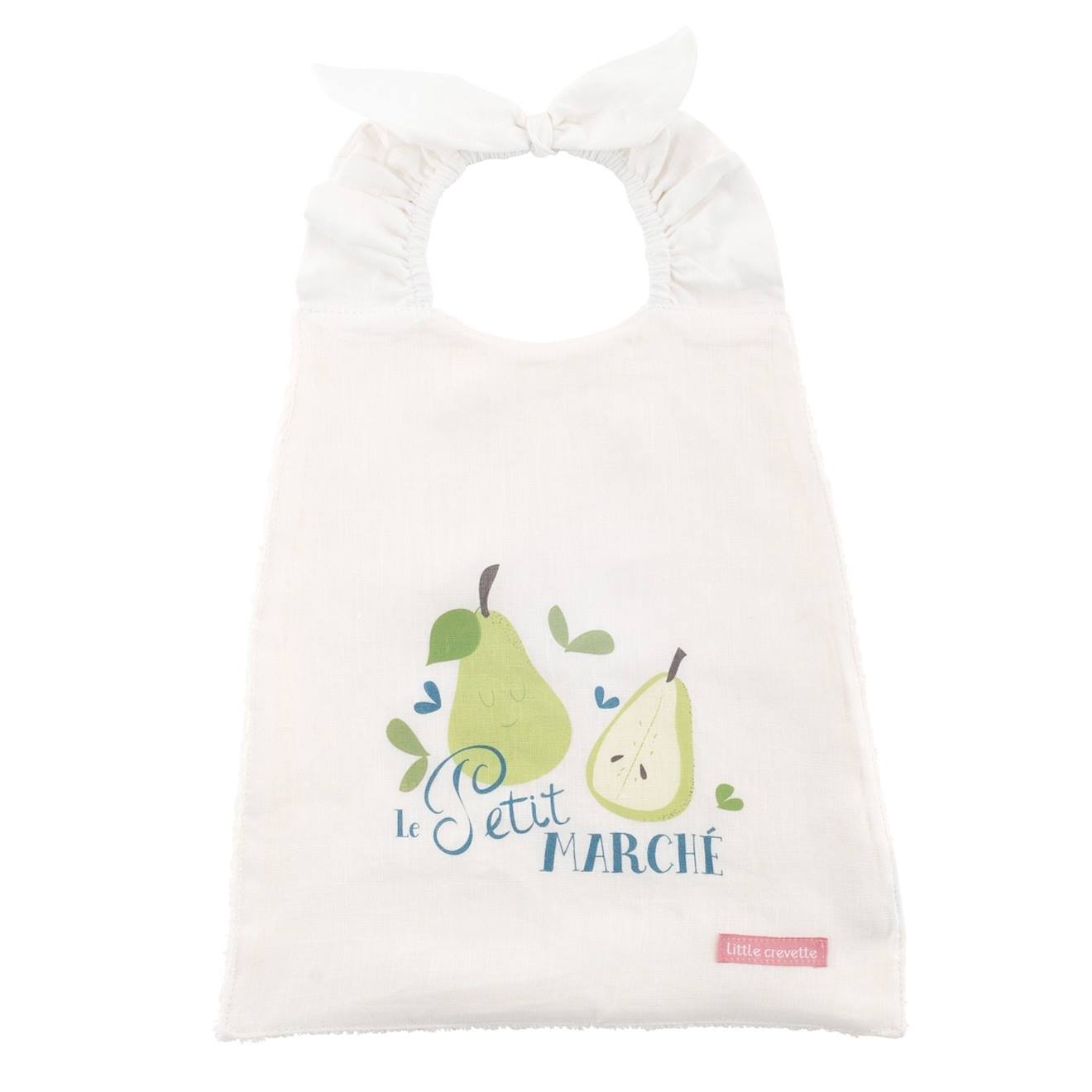 Bavoir Élastiqué Lin Le Petit Marché