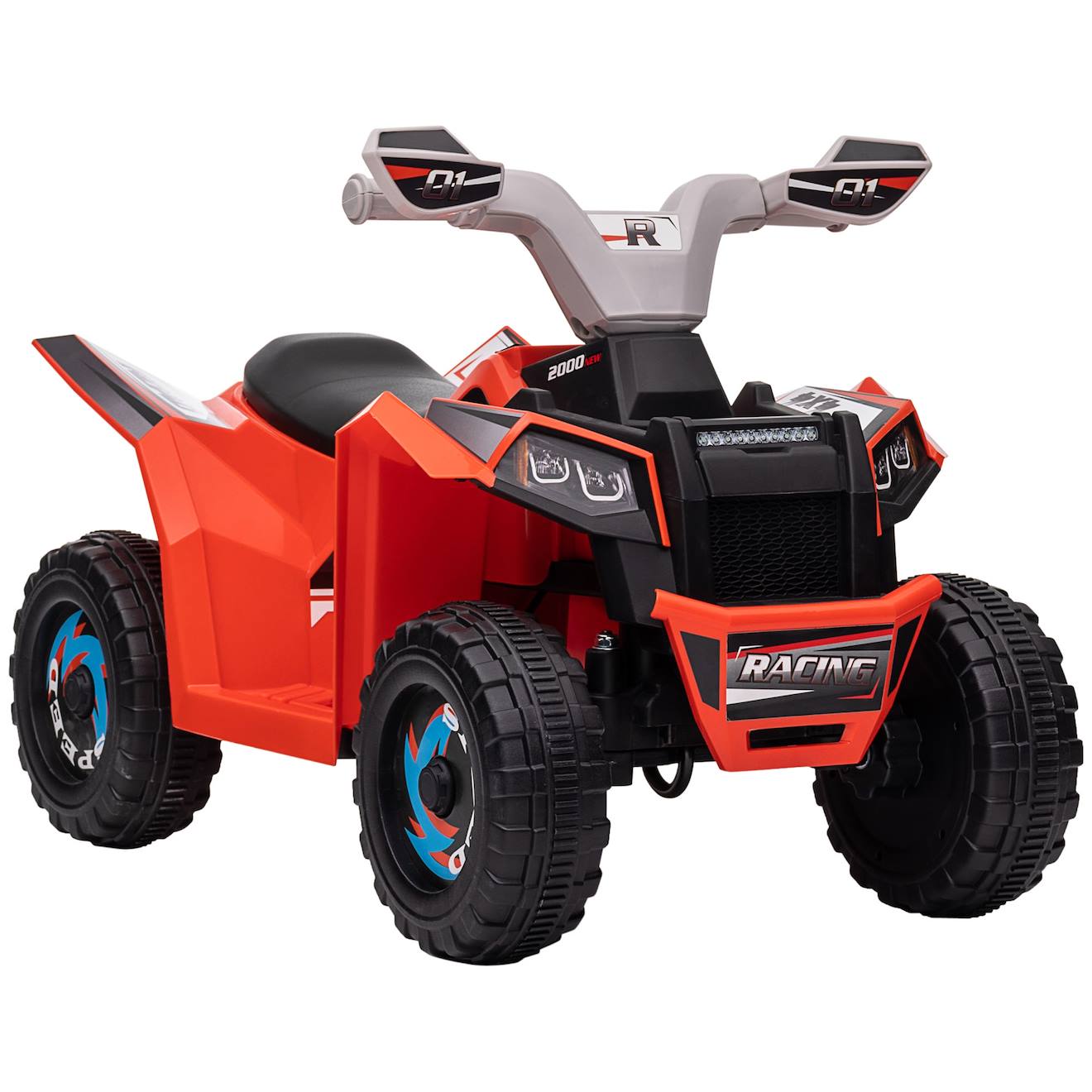 Quad Électrique Enfant V. Max. 2,5 Km/h 6 V Rouge