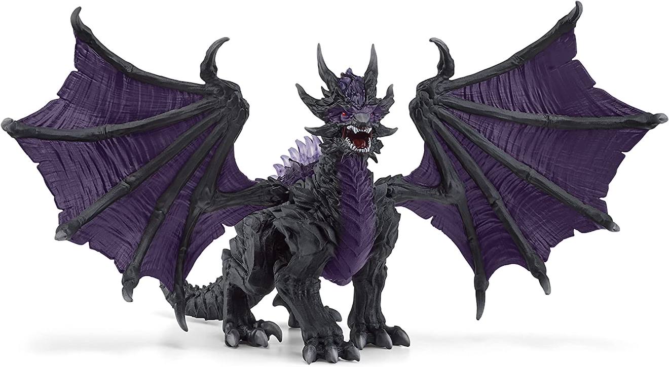 Figurine Dragon Des Ténèbres Noir