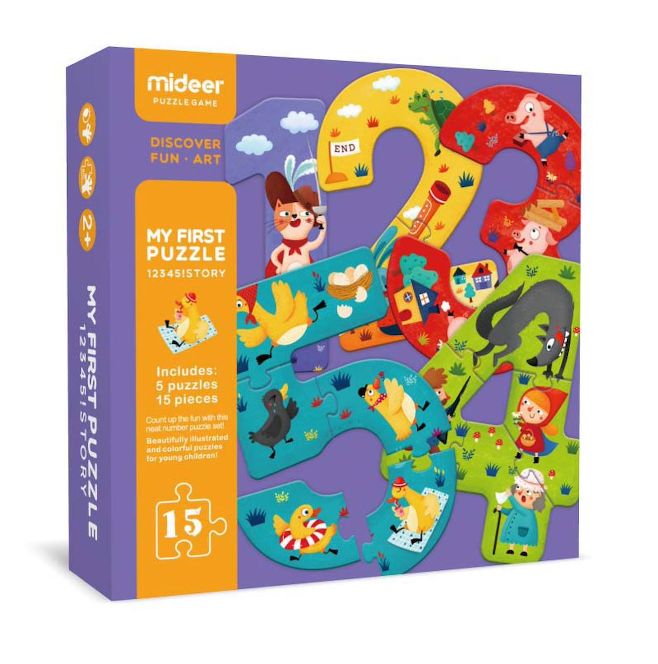 Mon 1er Puzzle Histoires Violet