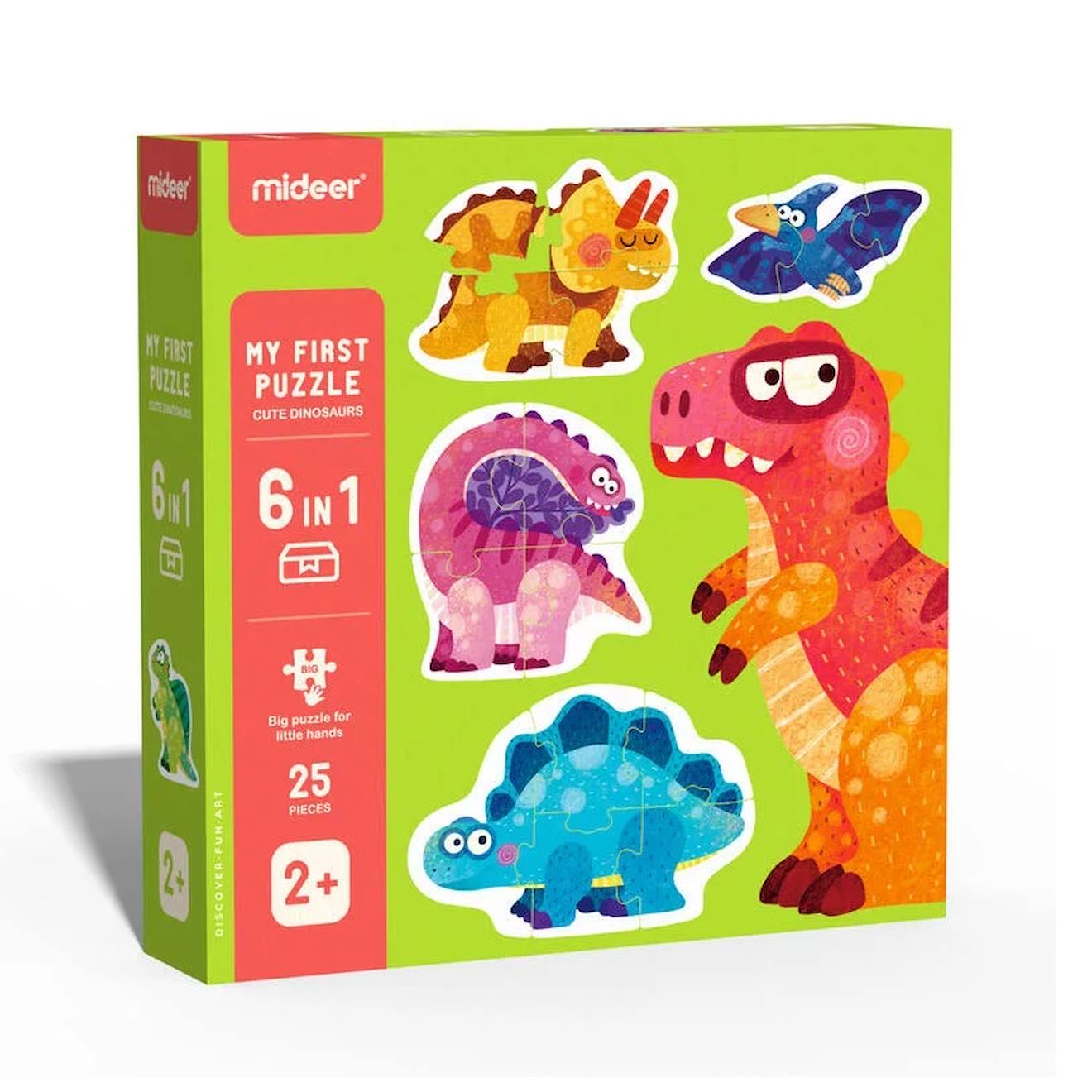 Mon 1er Puzzle Dinosaures Vert
