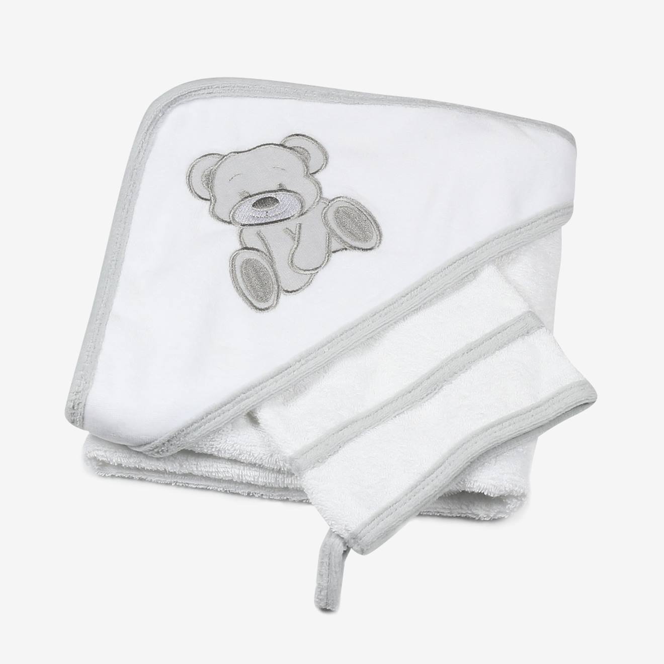 Sortie De Bain Bébé Blanc