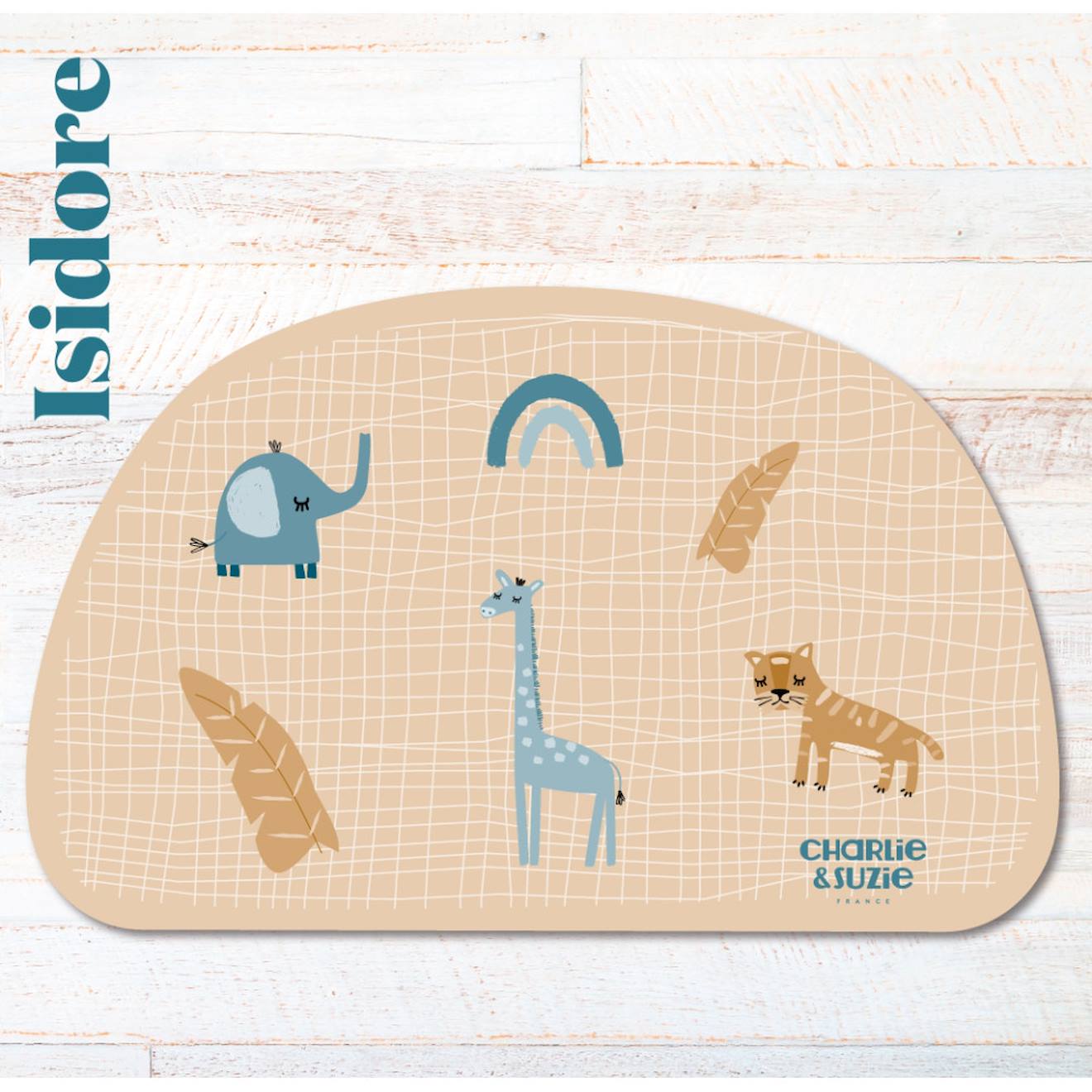 Charlie & Suzie - Set De Table Isidore Animaux Multicolore