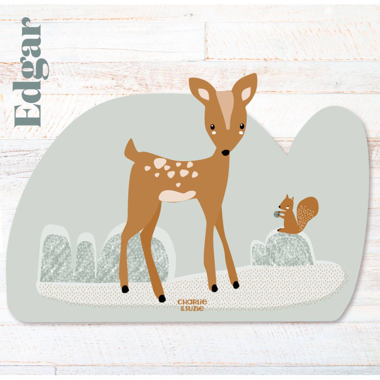 Set De Table Biche Edgar Multicolore