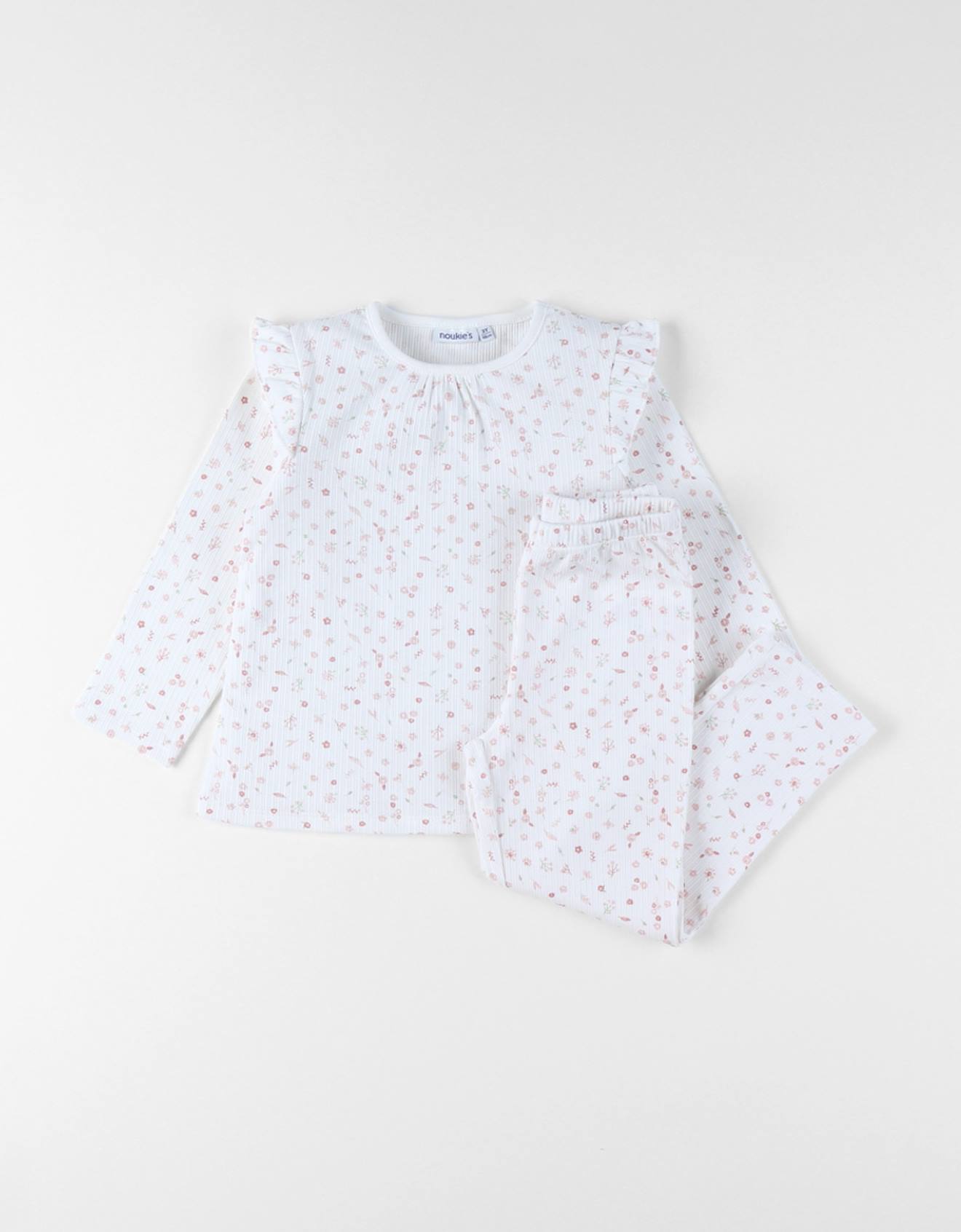 Pyjama Pointelle Jersey Blanc
