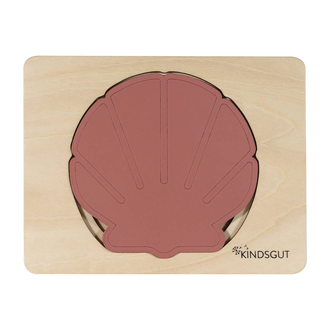 Kindsgut - Puzzle Animal En Bois Multicolore