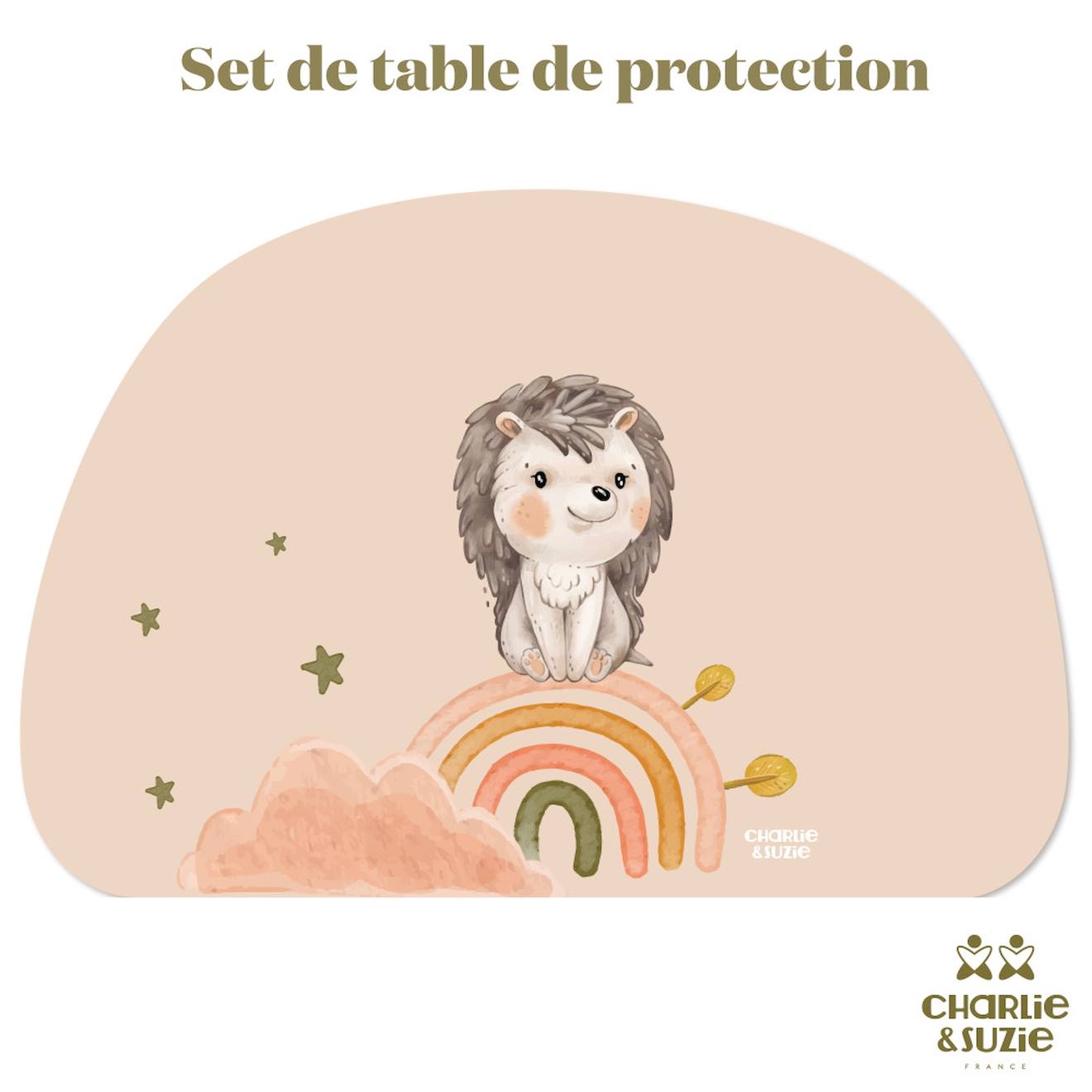 Set De Table Hérisson Multicolore