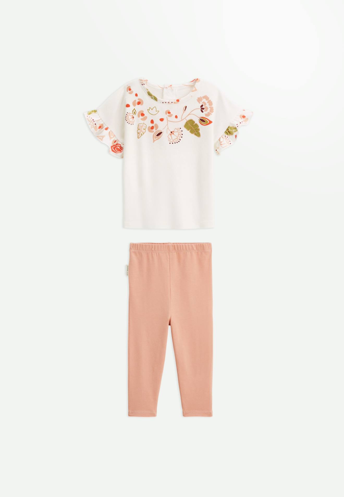 Ensemble Enfant T-shirt Et Legging Mindanao Rose