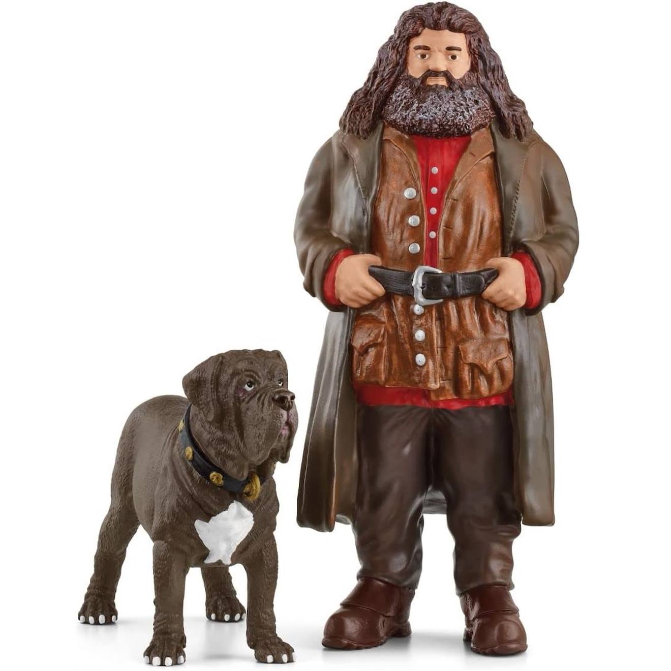 Figurine Hagrid Et Crockdur Marron
