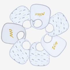 Lot de 7 bavoirs bébé  - vertbaudet enfant