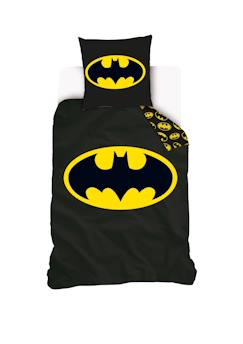 Linge de maison et décoration-Linge de lit enfant-Housse de couette batman logo dc comics coton