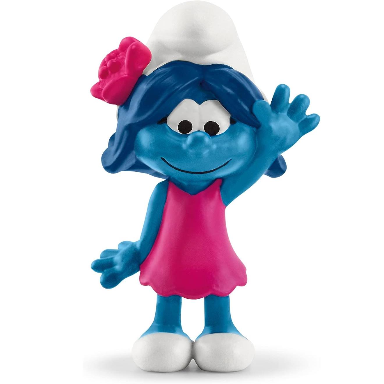 Figurine Schtroumpfette Avec Une Fleur Bleu