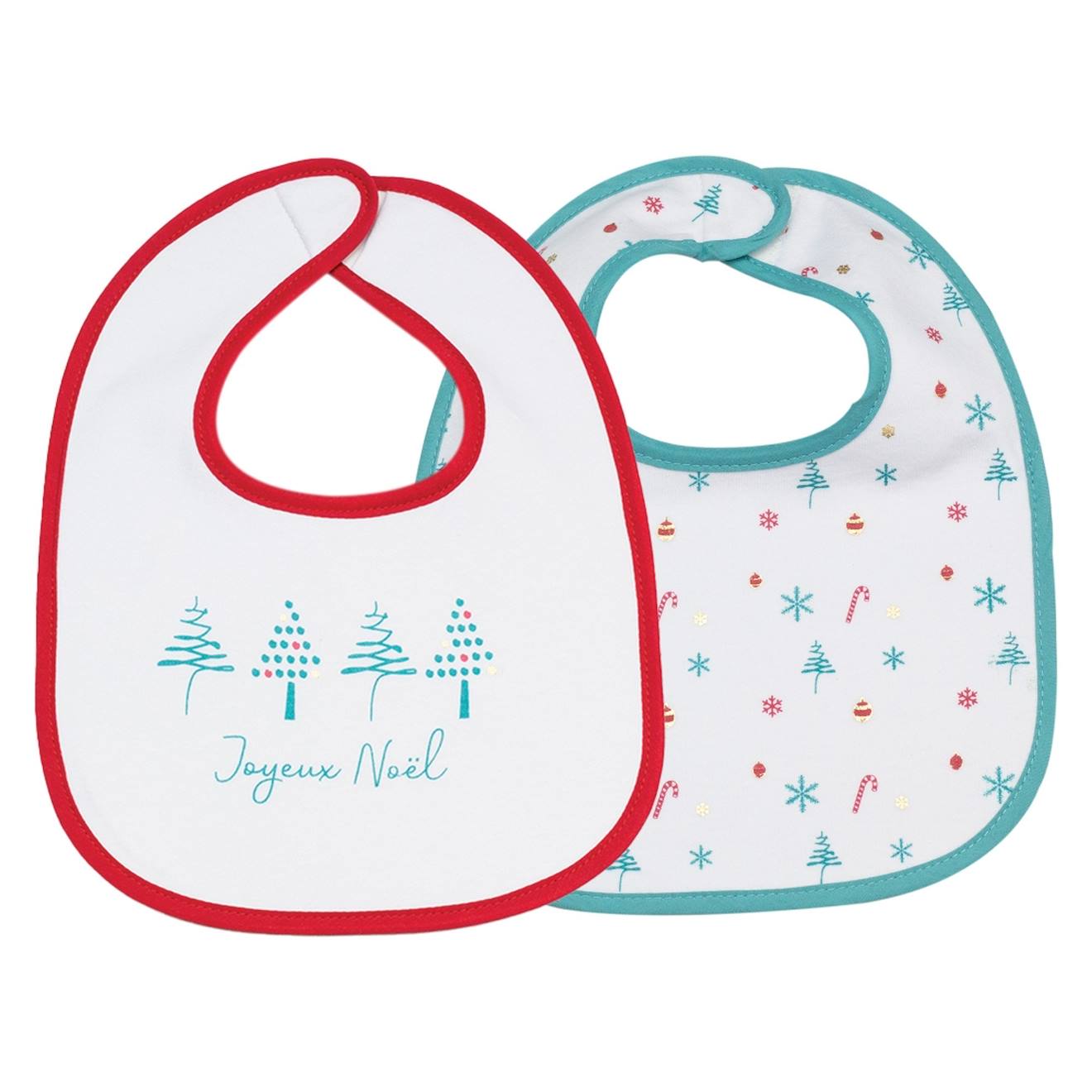 Bavoirs 1er Âge Pour Noël Blanc