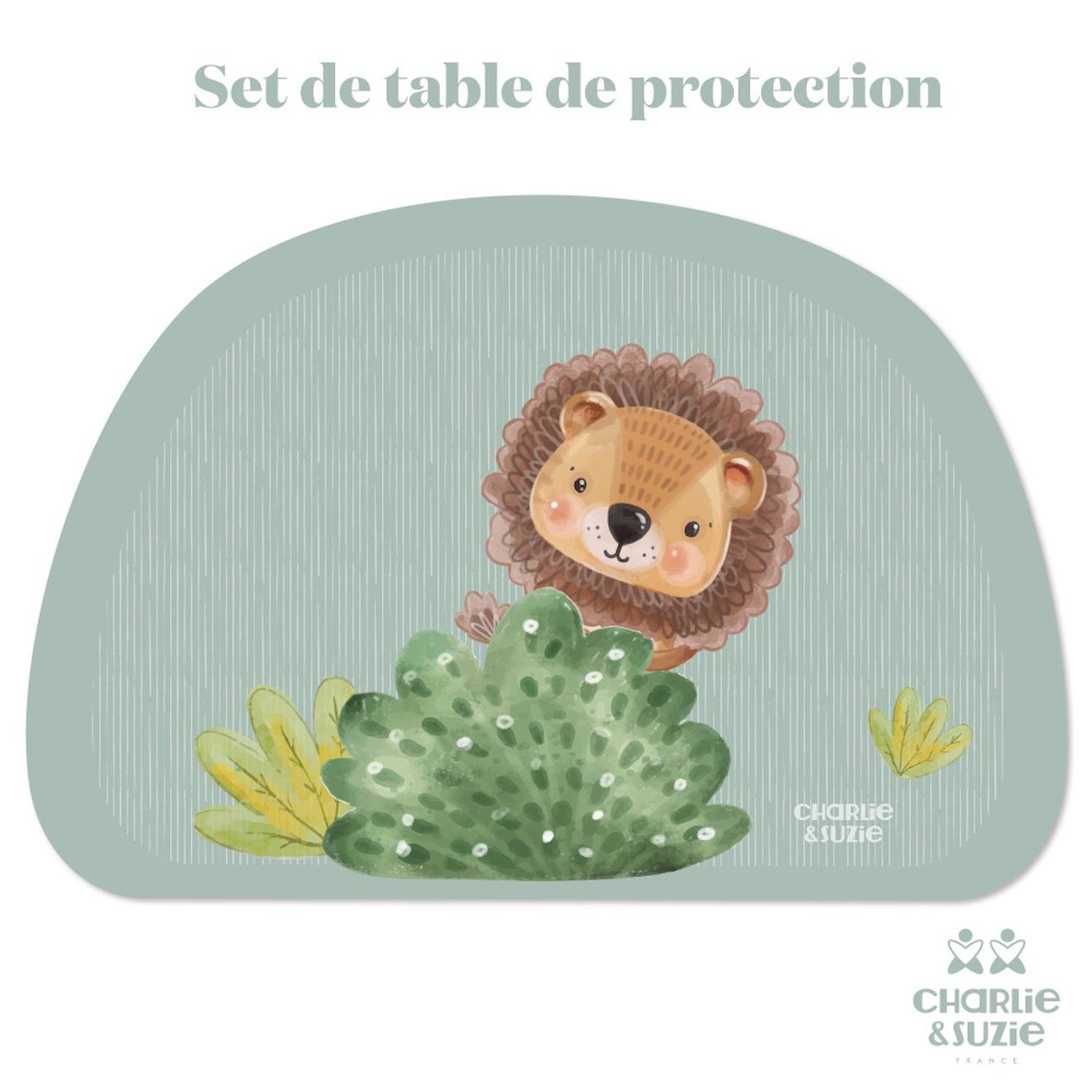 Set De Table Lion Multicolore