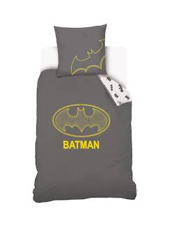 Linge de maison et décoration-Linge de lit enfant-Housse de couette batman logo dc comics coton