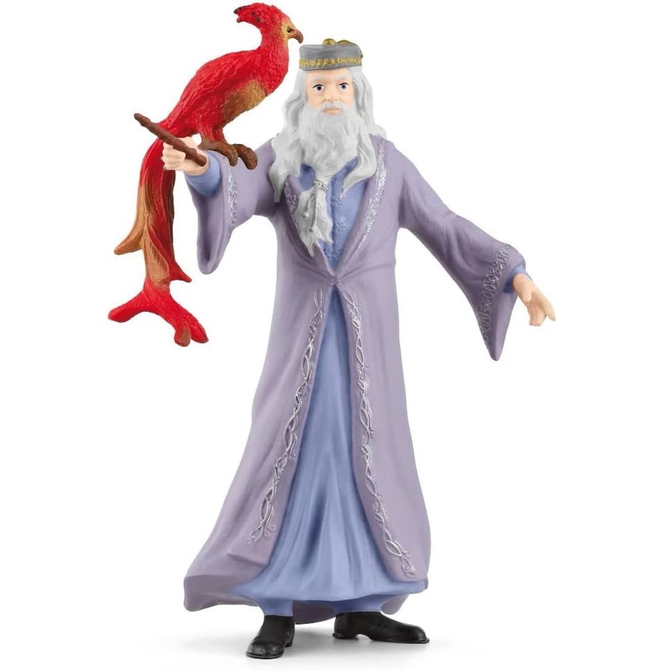 Figurine Dumbledore Et Fumseck Violet