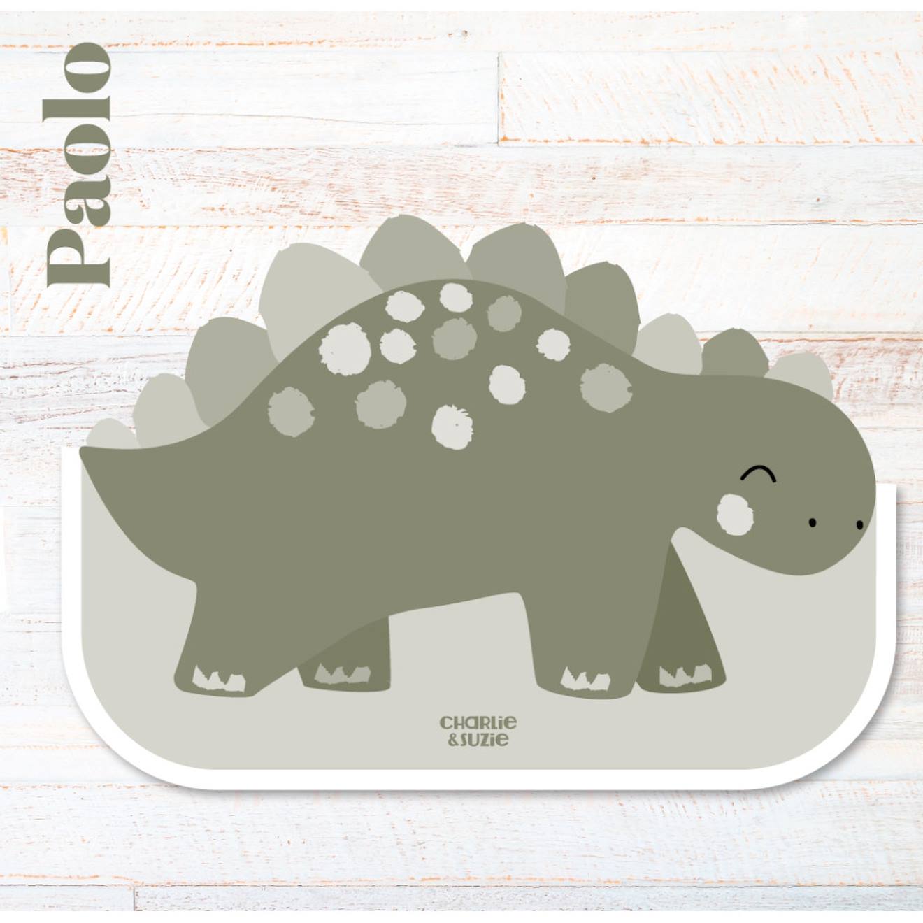 Charlie & Suzie - Set De Table Dino Xxl Paolo Multicolore