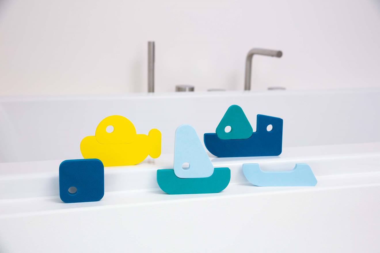Puzzle De Bain - Bateaux Bleu (Quut) - Image 1