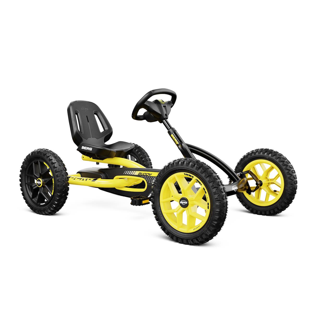 Kart À Pédale Buddy Cross Jaune