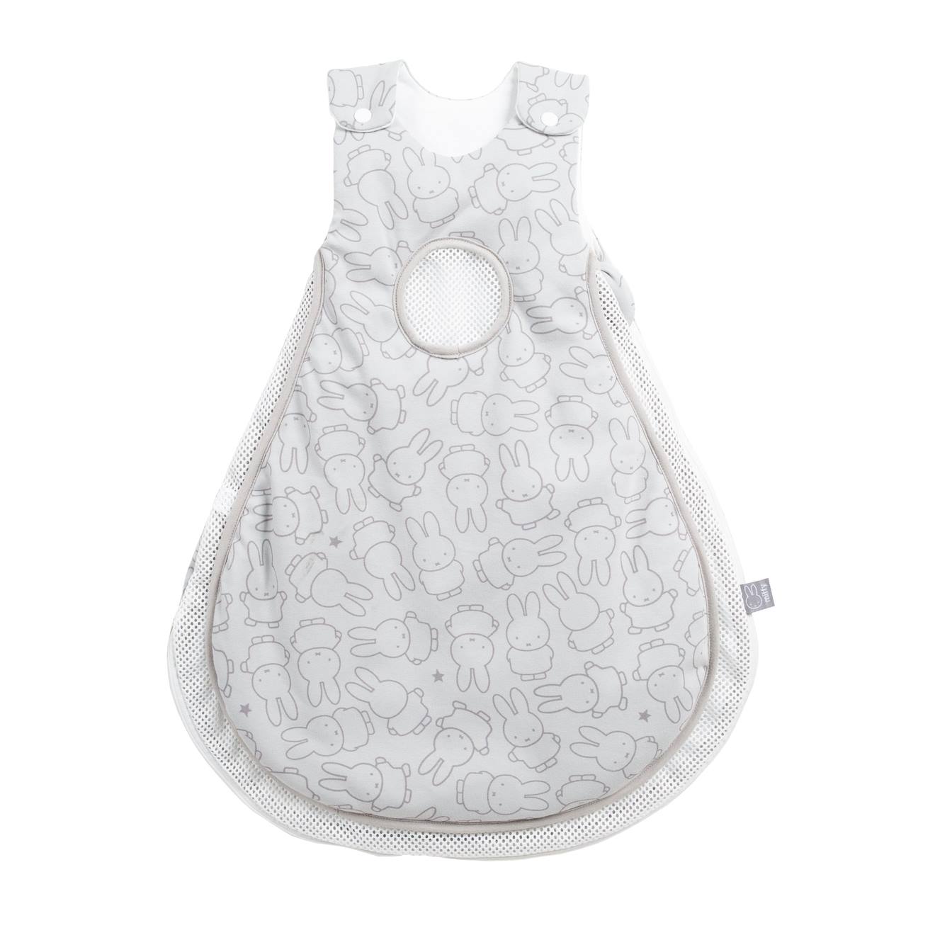 Gigoteuse Sans Manches À Fermeture Éclair Safe Asleep® Air Gris Clair / Miffy