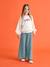 Pantalon fille large en velours anthracite+bleu grisé+blush+écru+kaki+marron+prune+rose 6 - vertbaudet enfant 