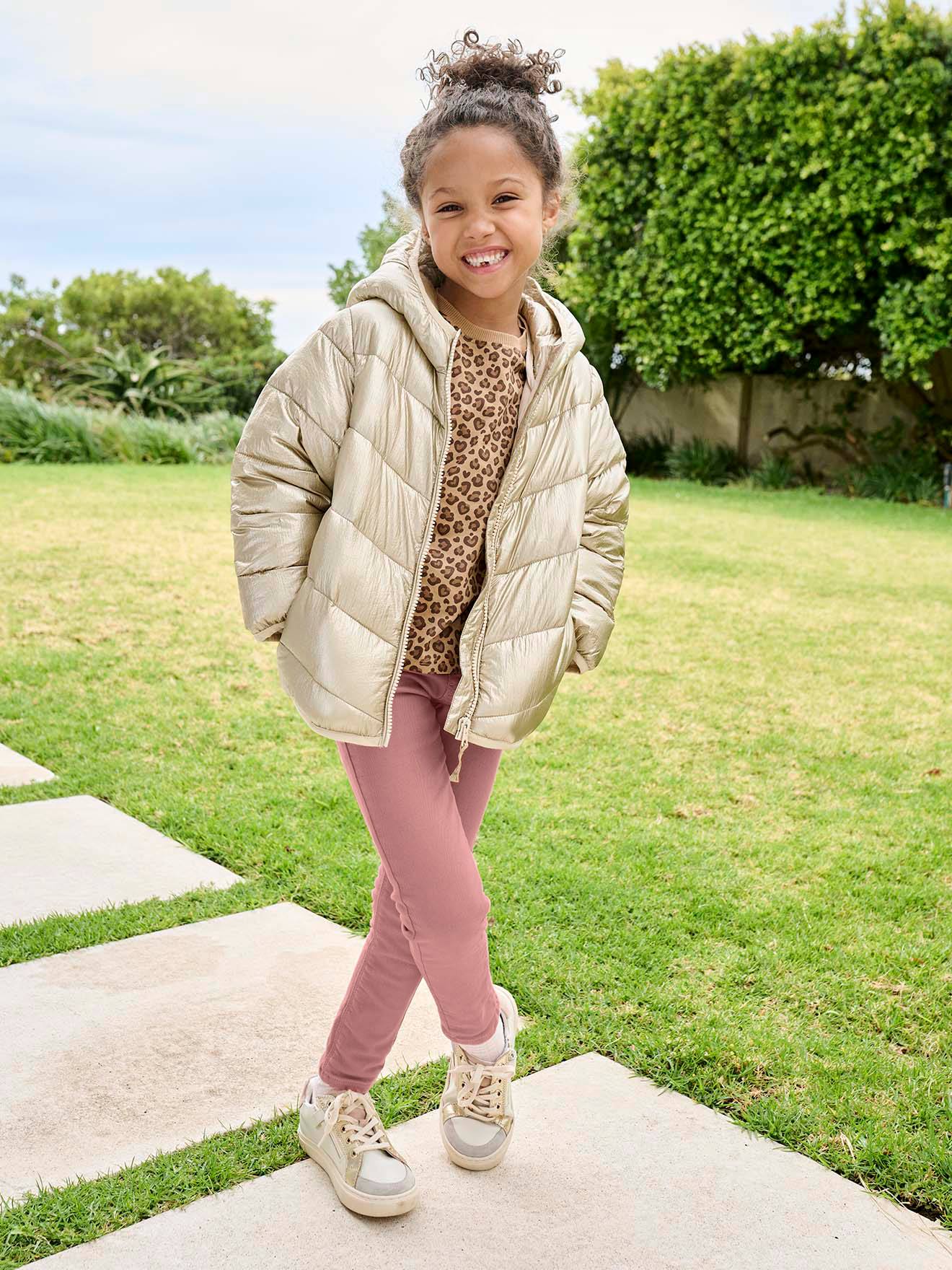 Tregging fille couleur blush