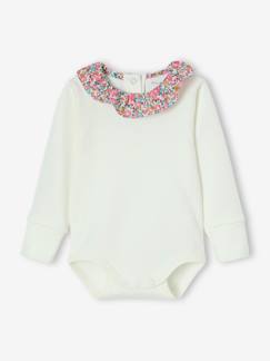 Bébé-Body-Body bébé fille évolutif col en tissu Liberty personnalisable