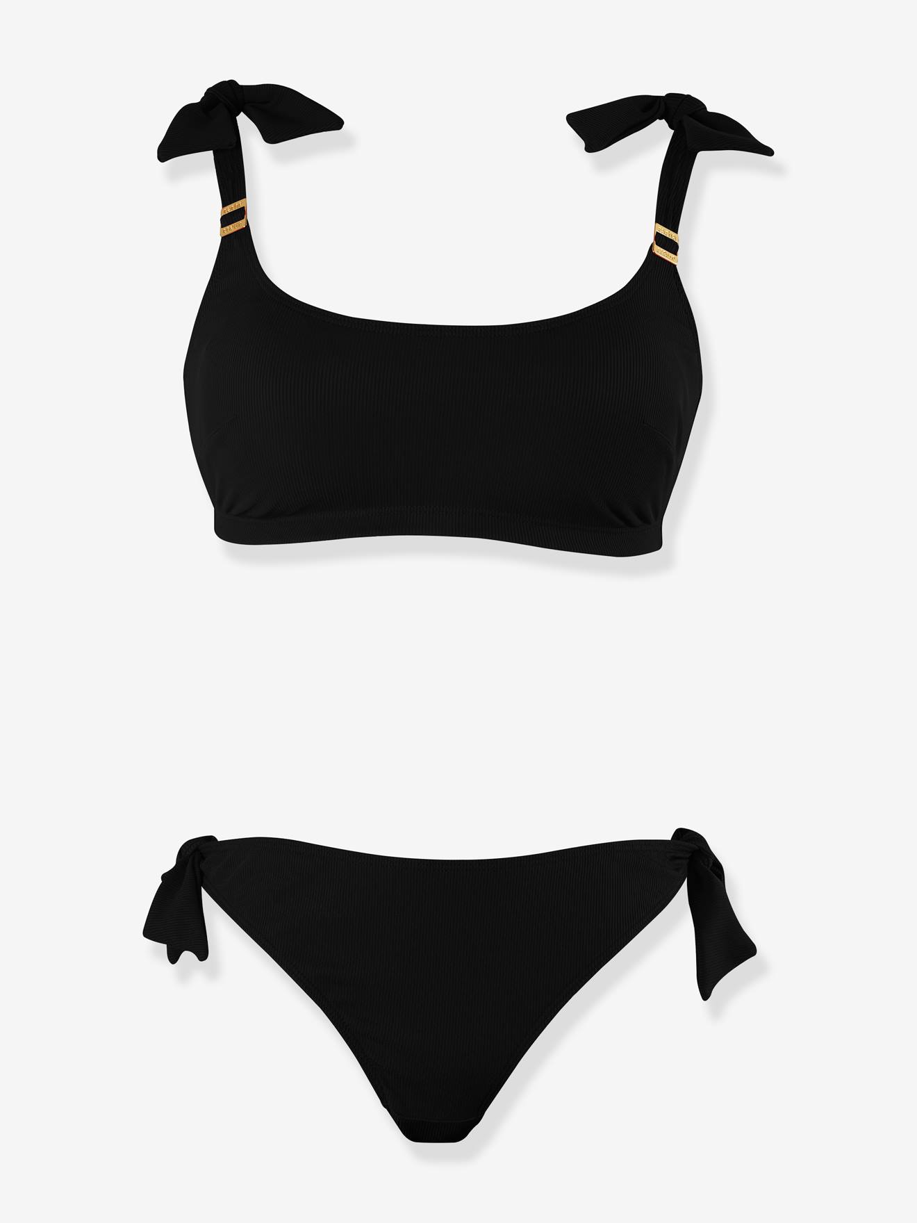 Bikini De Grossesse Poto-vecchio Cache Coeur Noir