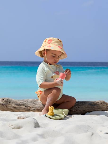 Maillot de bain couche bébé LÄSSIG vanille+vert 4 - vertbaudet enfant 