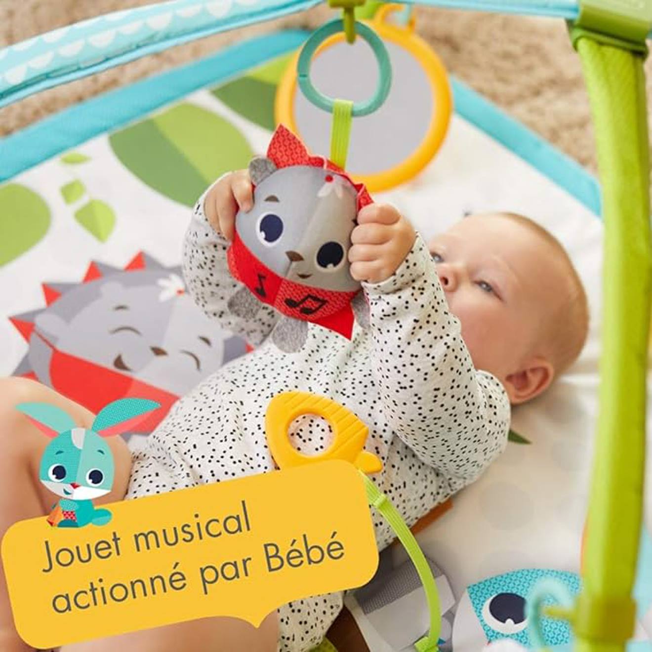Tapis D'éveil Bébé Avec Arches, Musical, Dans La Prairie Sunnyday (Tiny Love) - Image 1
