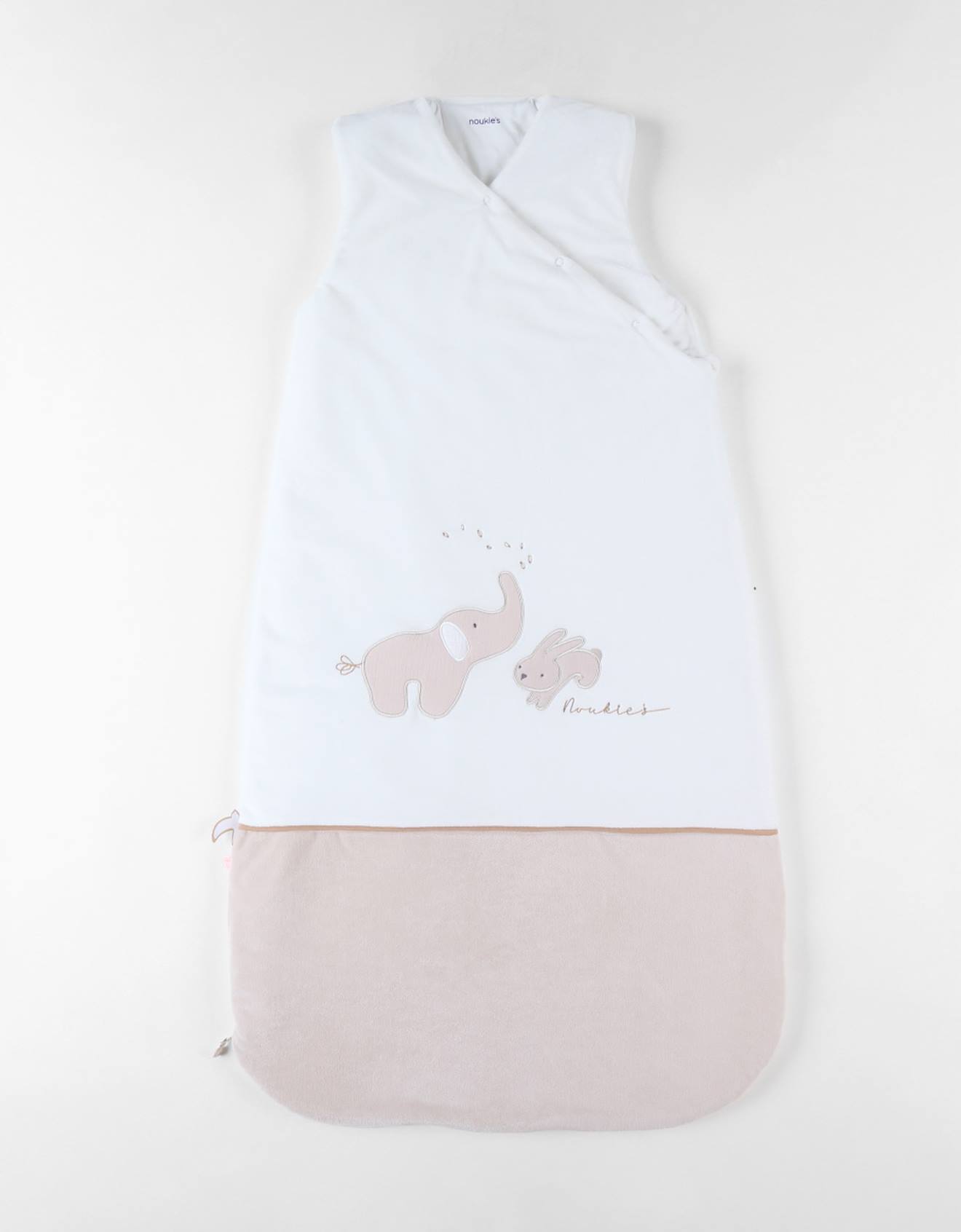 Gigoteuse Veloudoux® - Bali & Snow Ecru