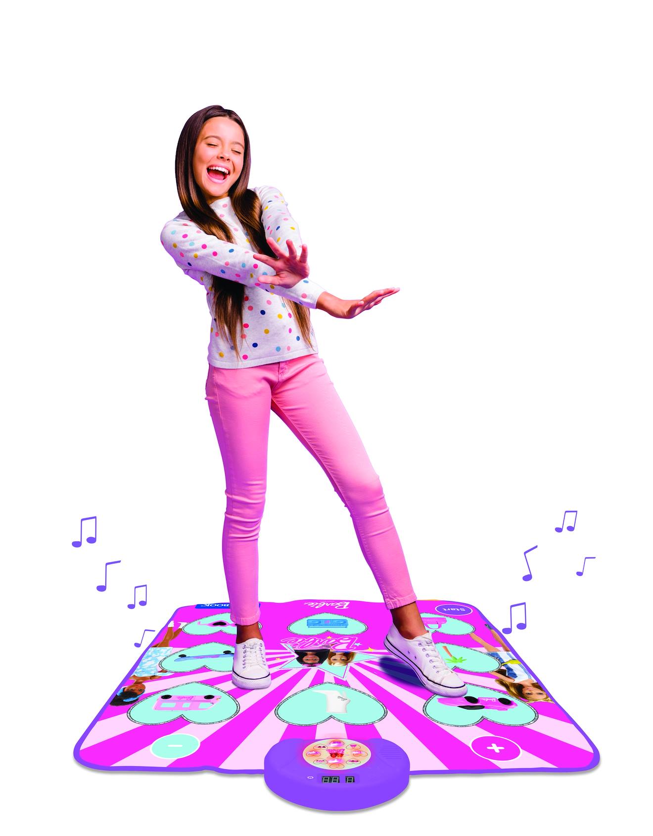 Tapis de danse électronique bluetooth et lumineux barbie rose - Lexibook