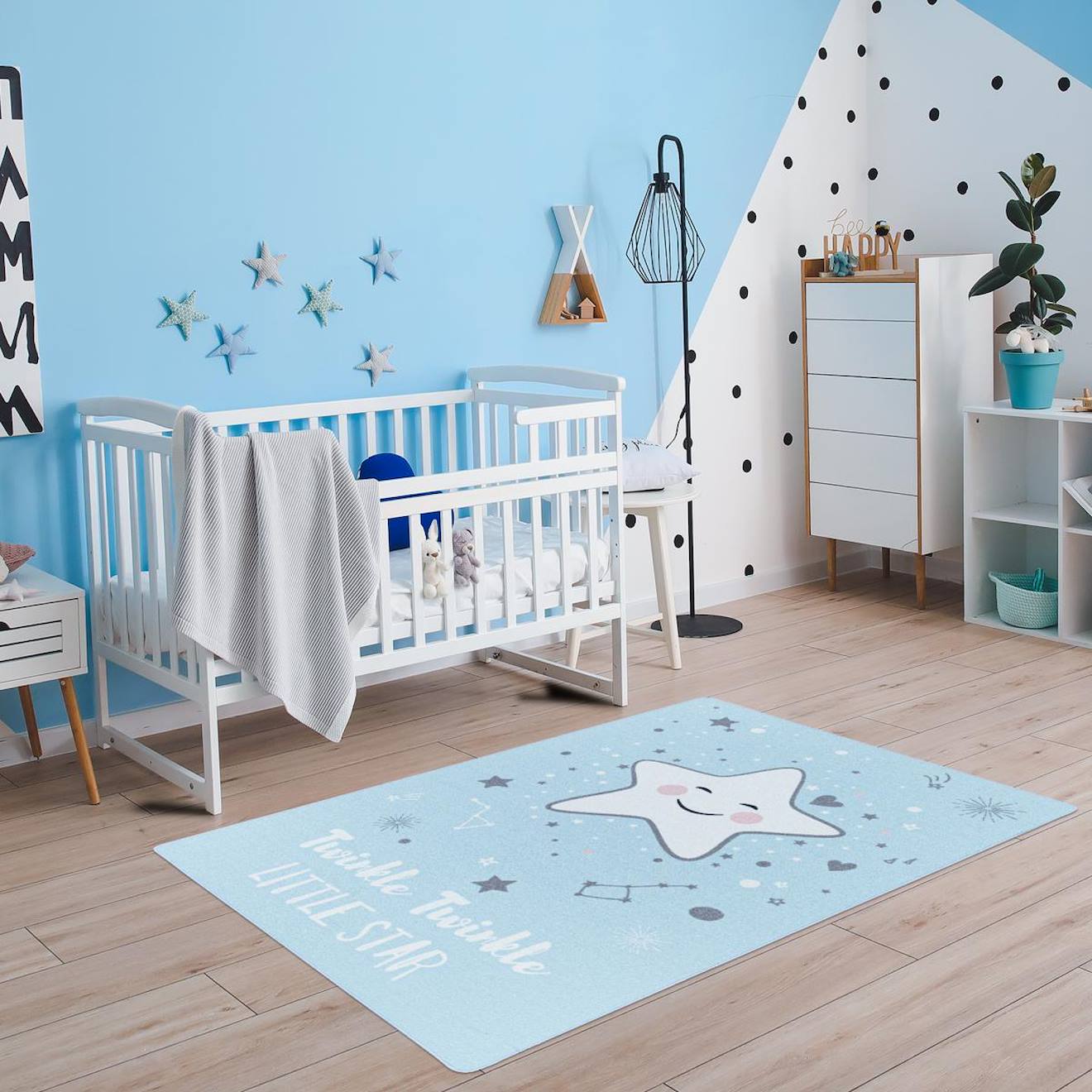Tapis Enfant Twinkle Bleu