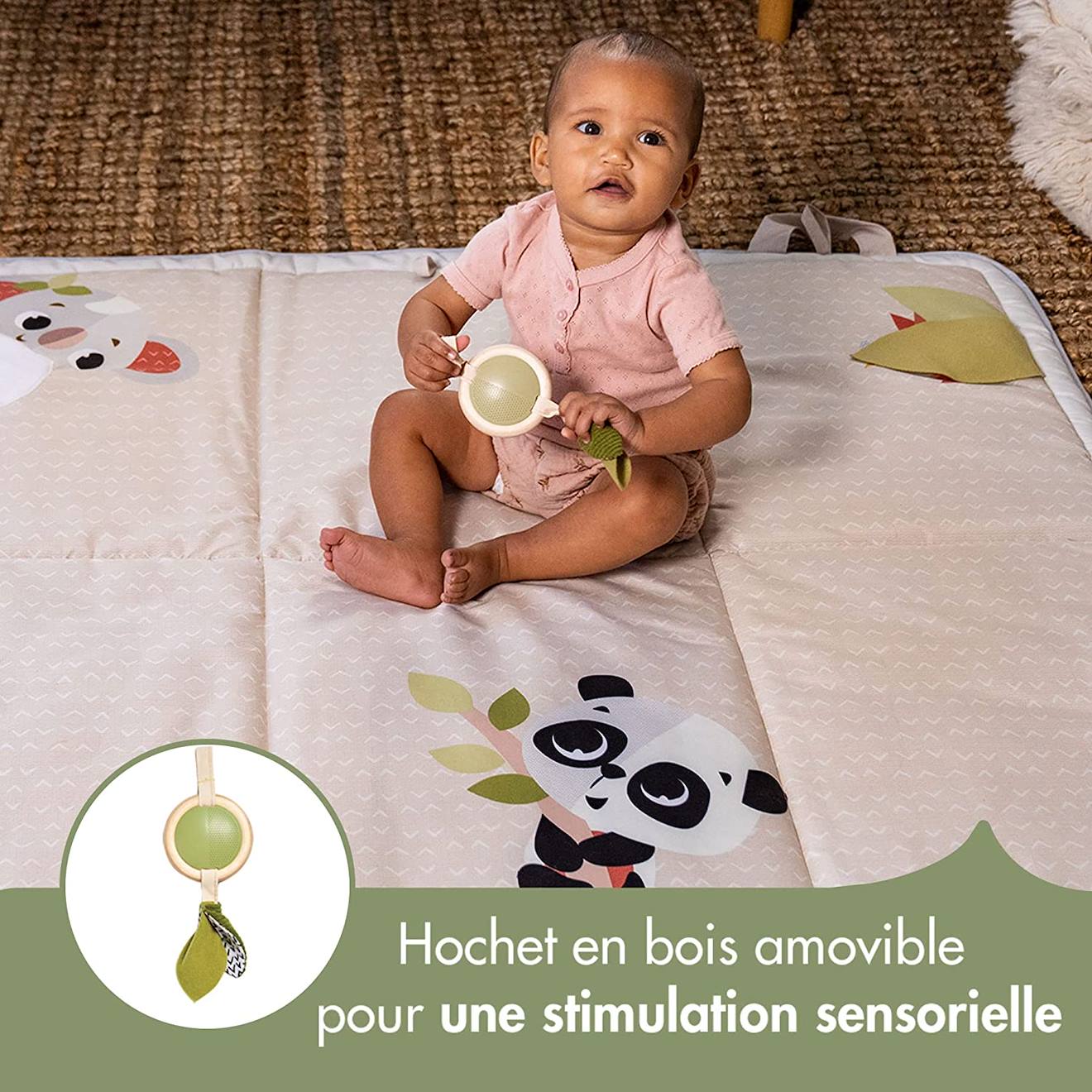 Tapis D'éveil Bébé Géant Tiny Love, Dès La Naissance, Collection Boho Chic, 150 X 100 Cm Boho Chic (Tiny Love) - Image 2