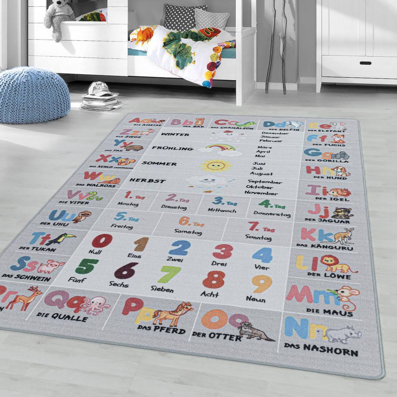 Tapis Enfant Masore Gris