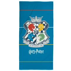 Linge de maison et décoration-Serviette de bain et de plage imprimée 100% coton, harry potter armoiries