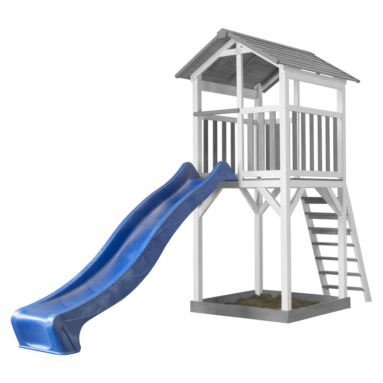 Tour De Jeu Avec Toboggan Bleu