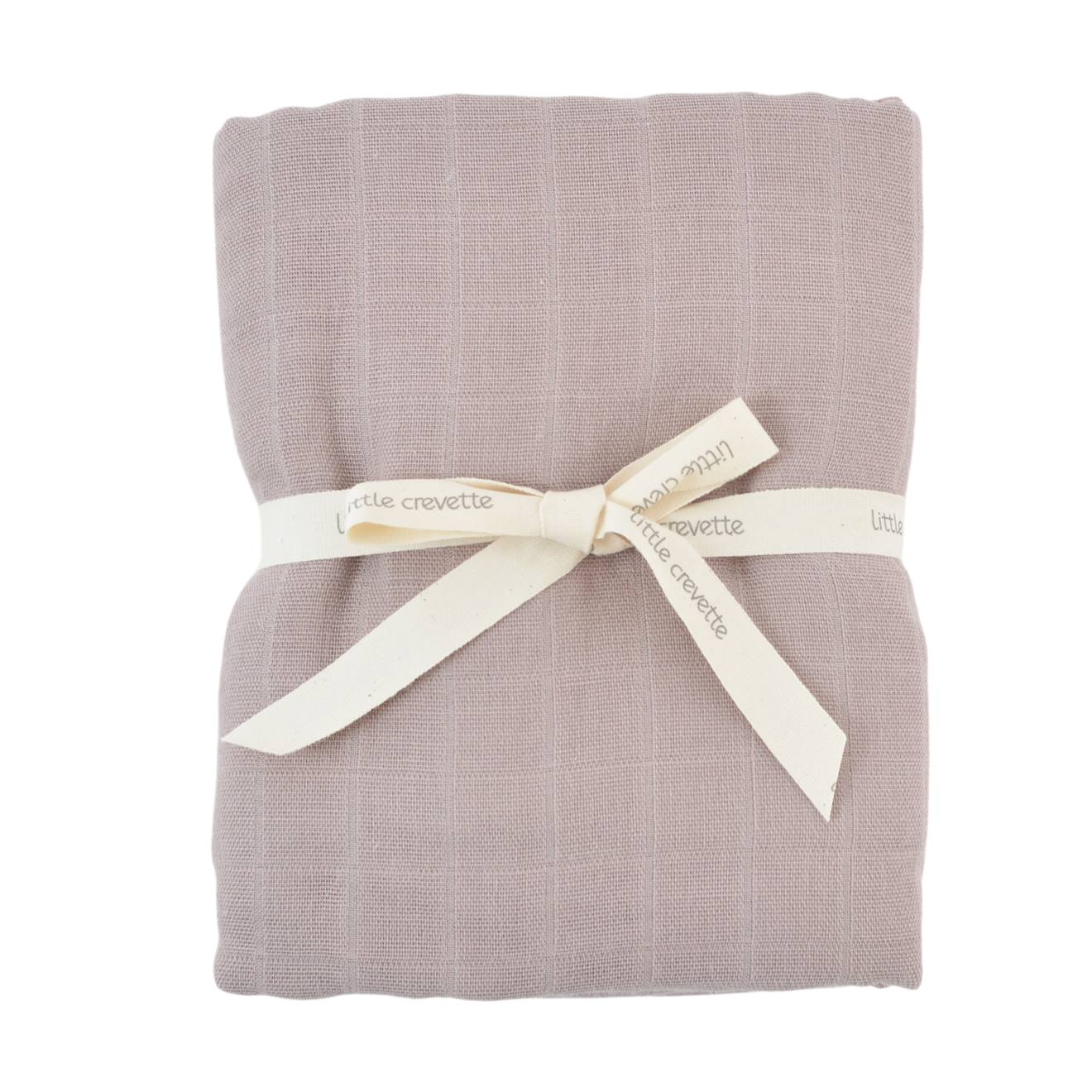 Maxi Lange Gaze De Coton Bio Arc-en-ciel Lilas