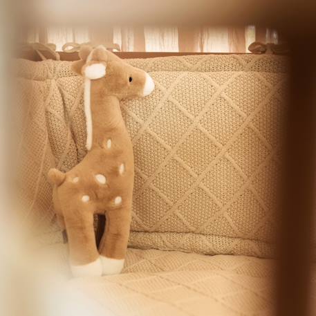 Tour de lit cosy knit biscuit (pour lits 60 x 120 ou 70 x 140 cm) Beige+Ecru+Marron 6 - vertbaudet enfant 