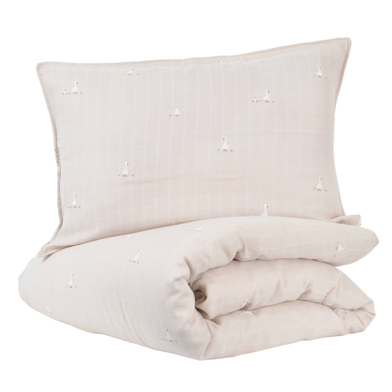 Parure De Lit Gaze De Coton Bio Oies