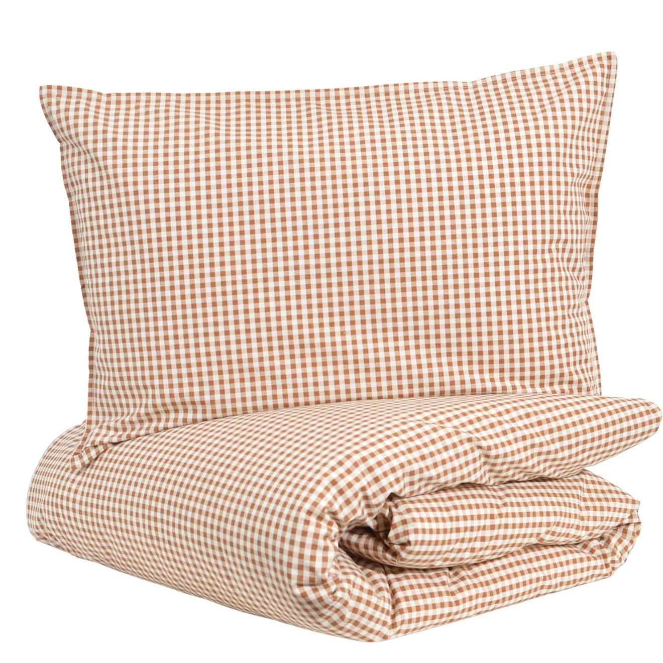 Parure De Lit Percale Coton Bio Caramel