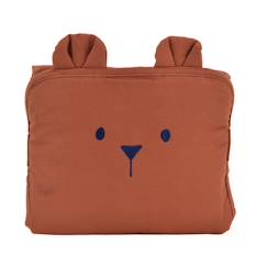 Tapis à langer de voyage coton bio ourson  - vertbaudet enfant